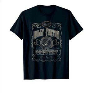 Dolly Parton whiskey label tee
